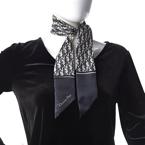 dior oblique scarf silk
